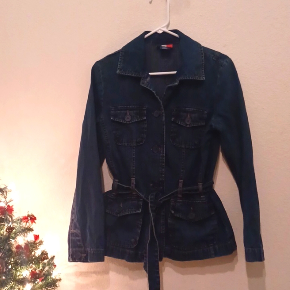 French Kuff Jean Jacket women's size med